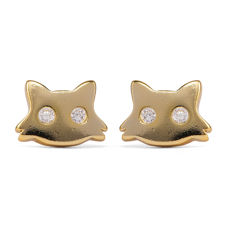 Precious Cat Shaped Earrings