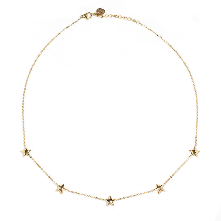 Stars Dainty gold-plated Necklace