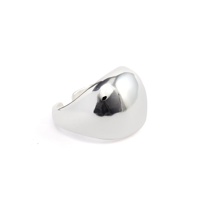 Sterling Silver Dome Open Ring